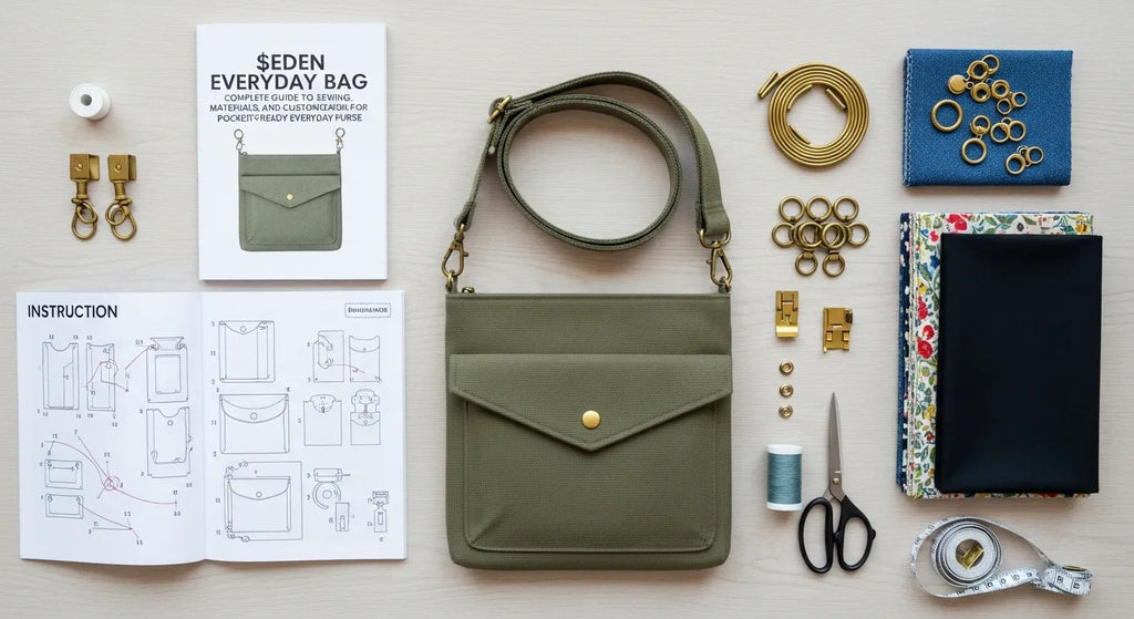 Eden Everyday Bag Pattern: Complete Guide to Sewing, Materials, and Customization for a Pocket-Ready Everyday Purse
