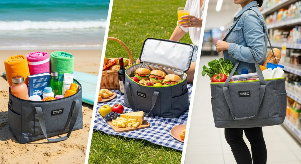 Everyday Insulated Tote Bag Review: A 35L Collapsible Cooler for Beach Days, Picnics and Grocery Runs