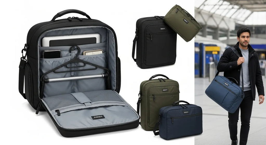 Henty Everyday Travel Bag and the Henty Range: Practical, Packable Garment Bags for Commuters and Travellers