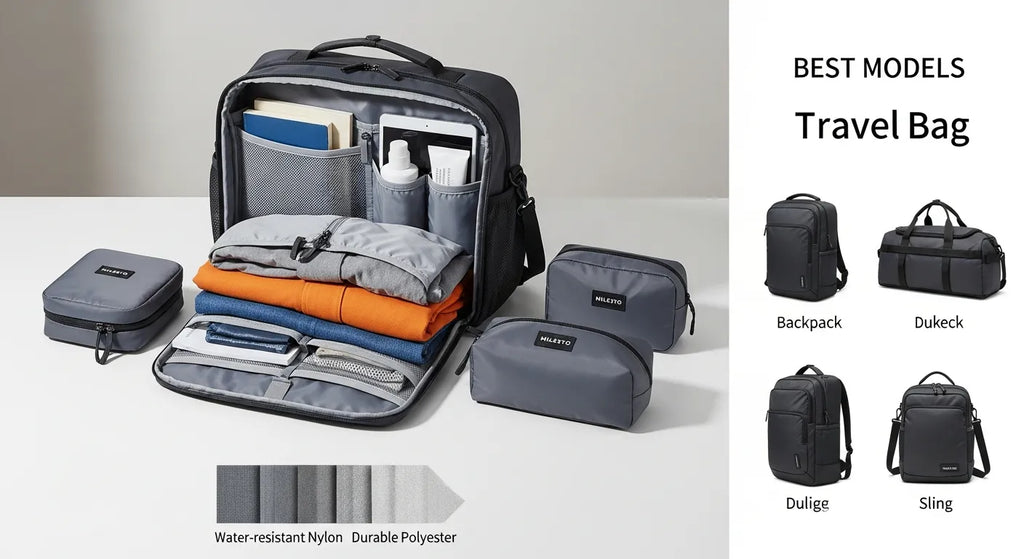 Milesto Everyday Travel Bag: The Complete Guide to the Brand’s Packing System, Materials, and Best Models