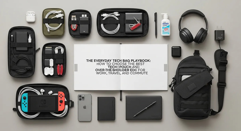 The Everyday Tech Bag Playbook: How to Choose the Best Tech Pouch and Over‑the‑Shoulder EDC for Work, Travel, and Commute