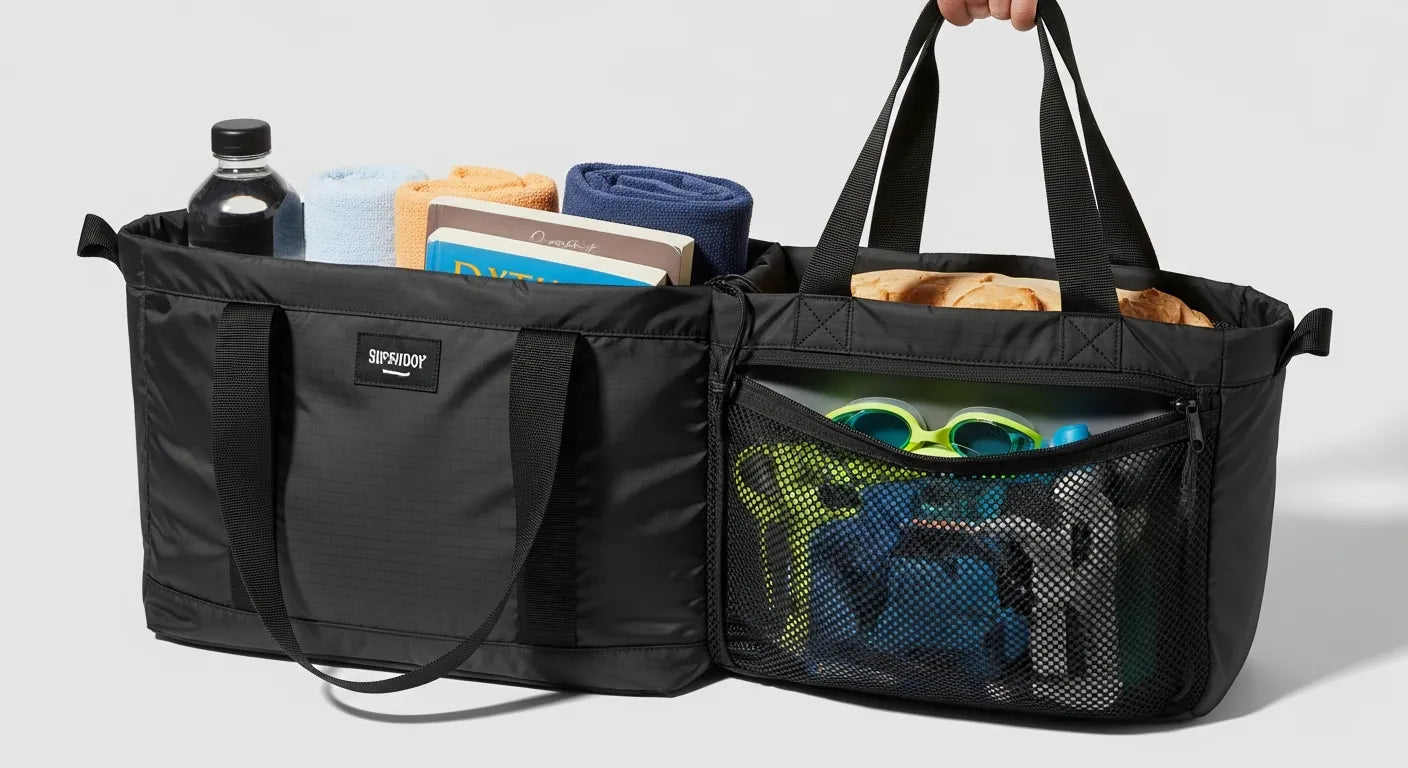 686 Everyday Tote Bag Review: A Durable, Packable 35L Tote with Expandable Mesh for Wet Gear