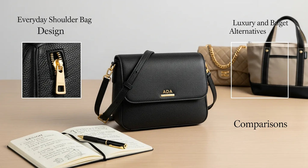 Ada Everyday Shoulder Bag Review: Design, Durability, and How It Compares to Luxury and Budget Alternatives