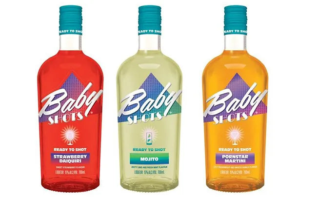 Sazerac launches Baby Shots in UK: 15% cocktail-flavoured minis aimed at Gen Z pre-drinks
