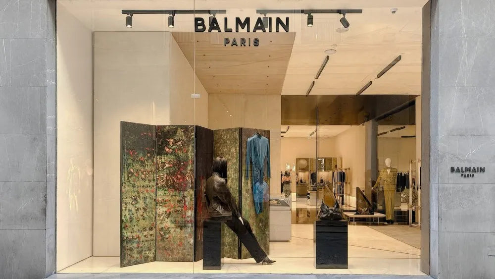 Balmain Opened a Gallery-like Boutique in Milan