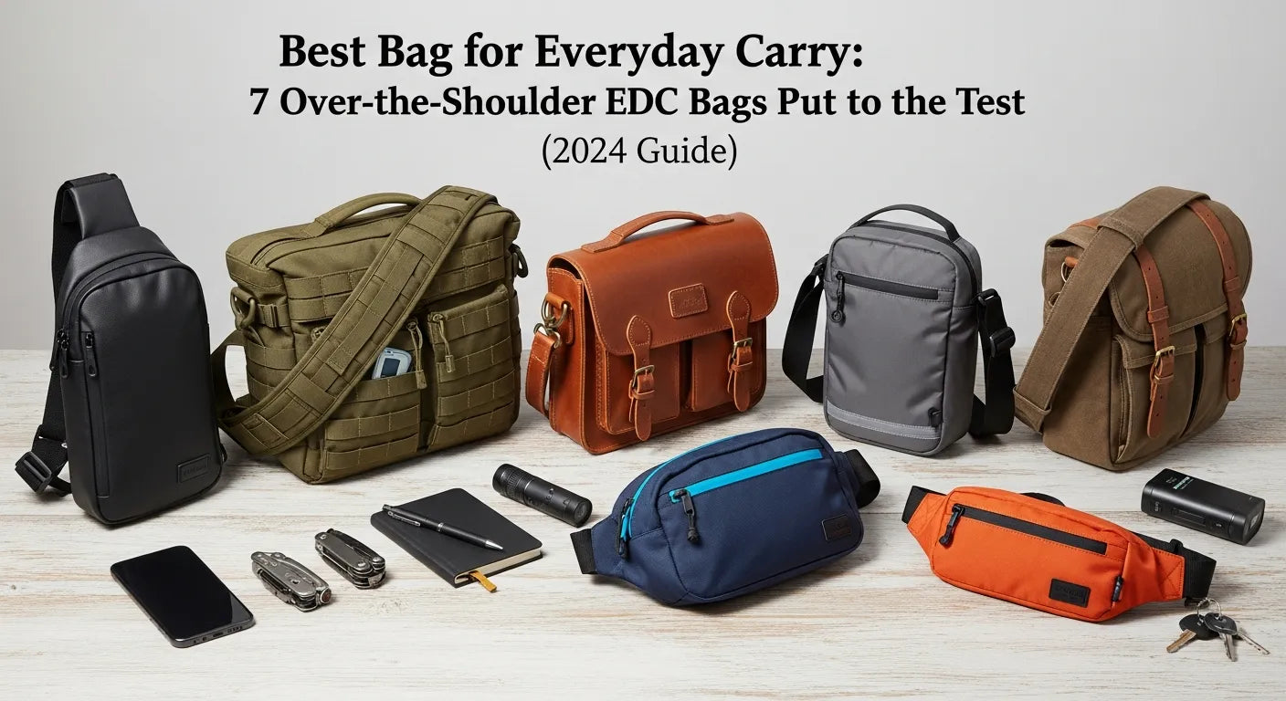 Best Bag for Everyday Carry: 7 Over-the-Shoulder EDC Bags Put to the Test (2024 Guide)