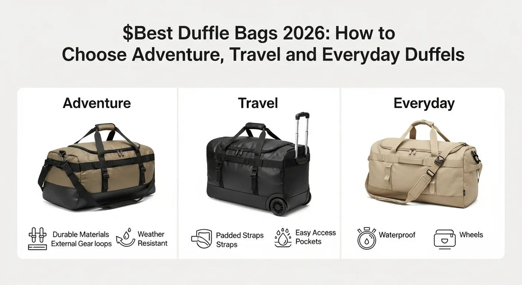 Best Duffle Bags 2026: How to Choose Adventure, Travel, and Everyday Duffels