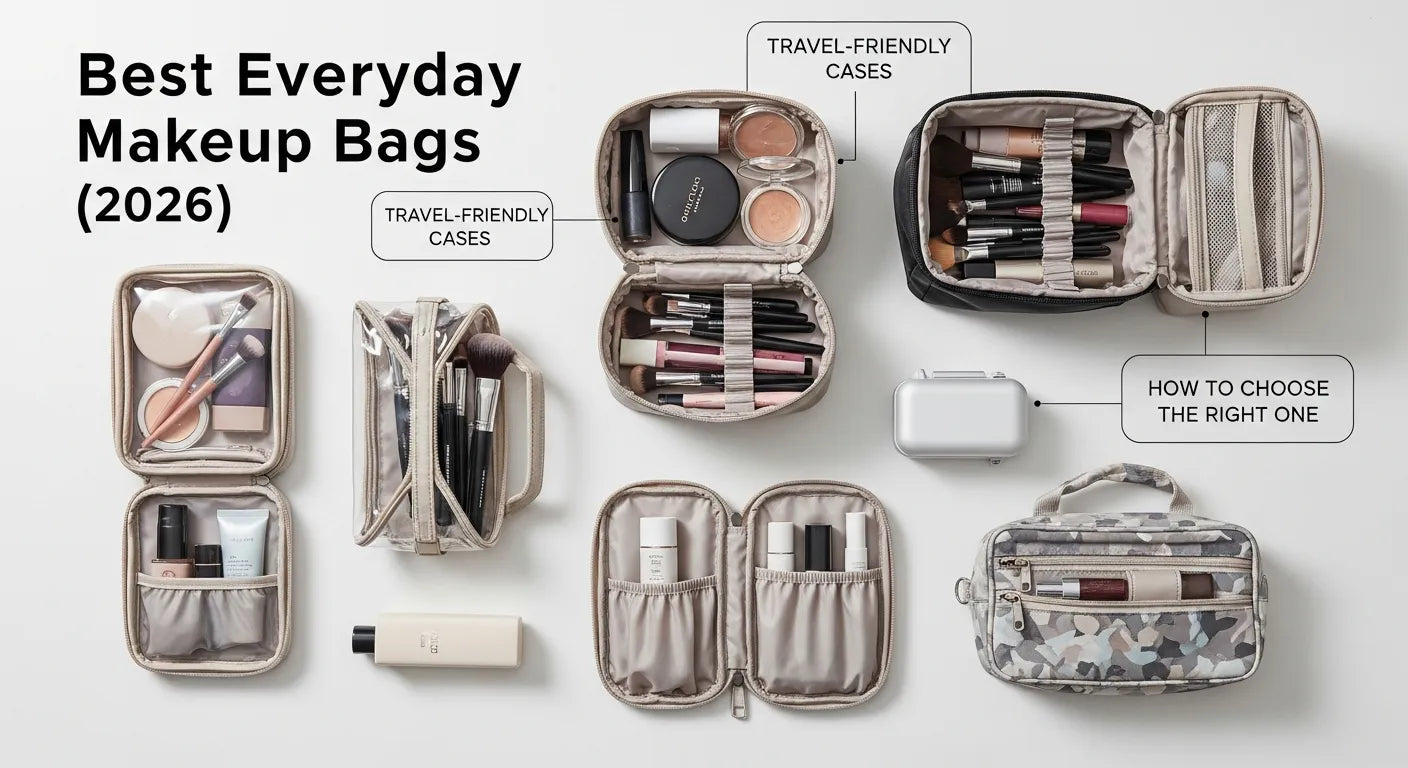 Best Everyday Makeup Bags (2026): Tested Picks, Travel-Friendly Cases, and How to Choose the Right One
