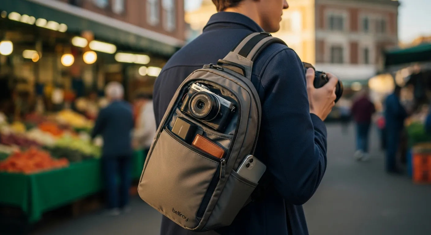 Best Everyday Small Camera Bags for Street and Travel Photography — Why Sling Bags Like the Bellroy Venture 10L Lead the Pack