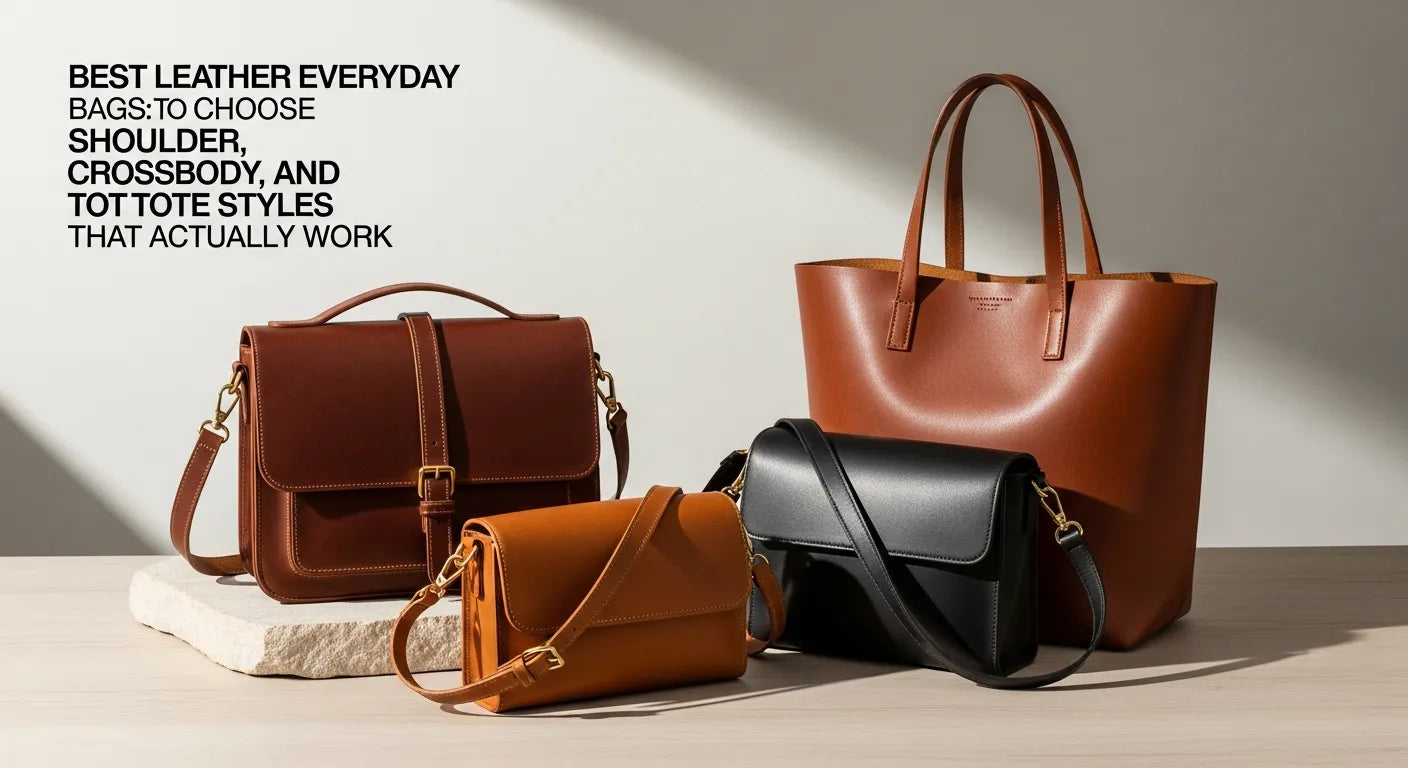 Best Leather Everyday Bags: How to Choose Shoulder, Crossbody, and Tote Styles That Actually Work