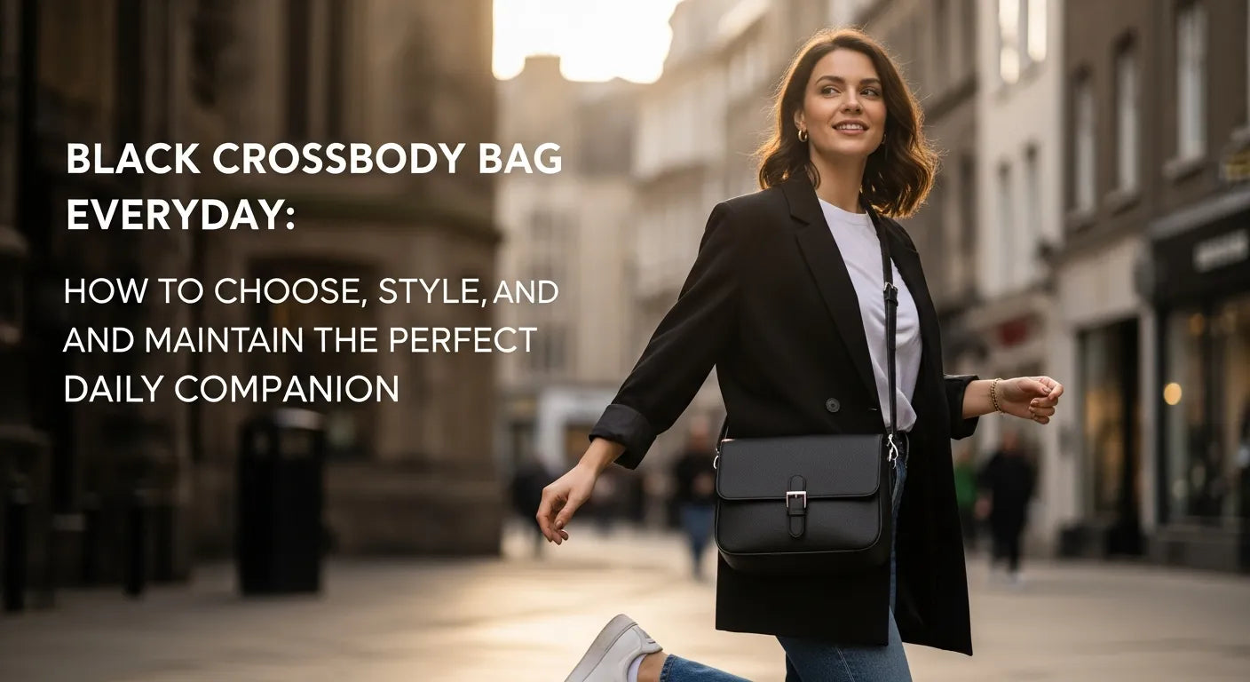 Black Crossbody Bag Everyday: How to Choose, Style, and Maintain the Perfect Daily Companion