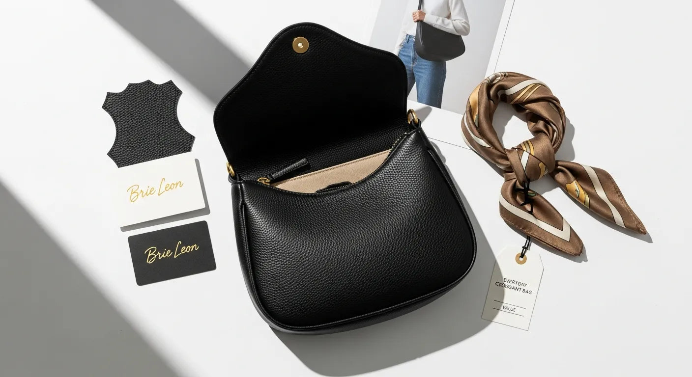 Brie Leon Everyday Croissant Bag: A Detailed Look at the Design, Materials, Styling and Value