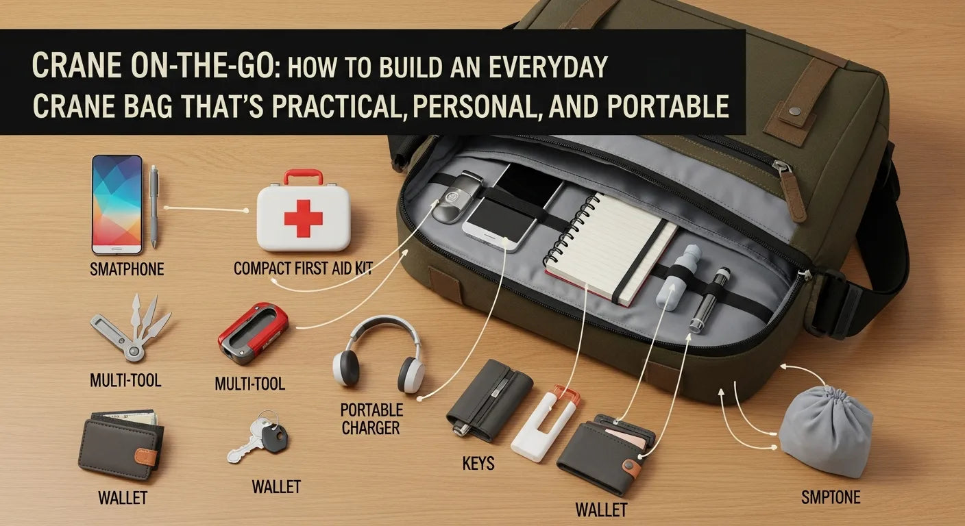 Crane On-the-Go: How to Build an Everyday Crane Bag That’s Practical, Personal, and Portable