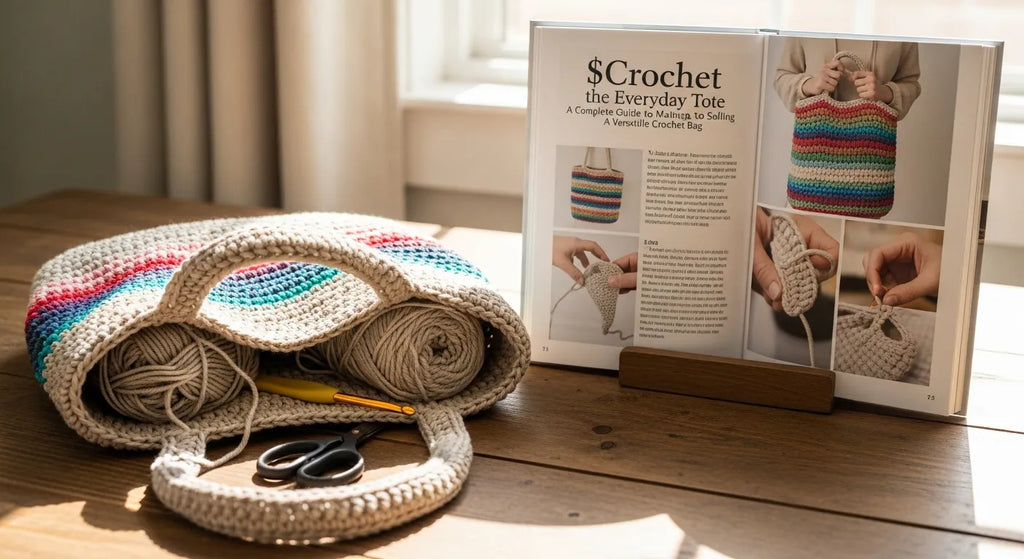 Crochet the Everyday Tote: A Complete Guide to Making, Customizing, and Selling a Versatile Crochet Bag
