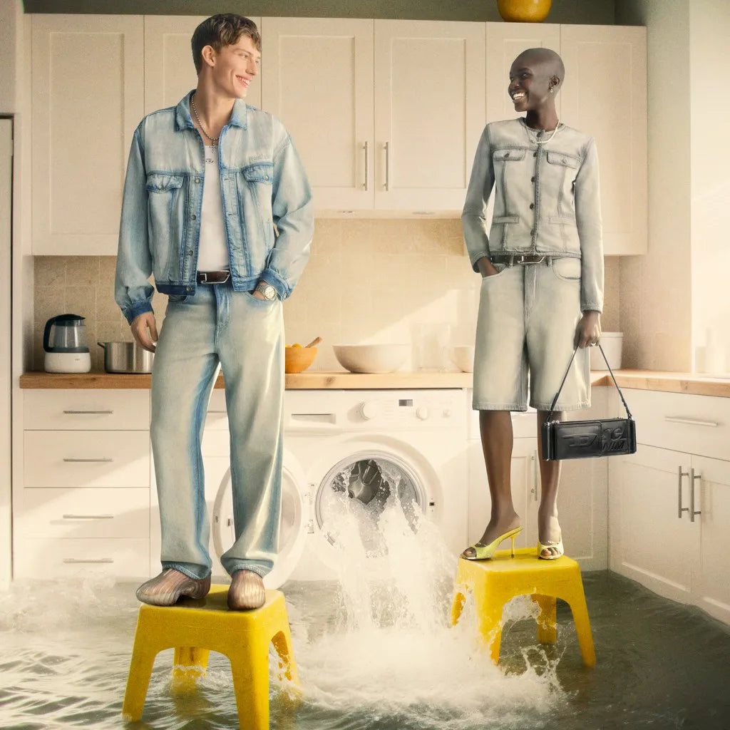 Diesel’s SS26: Smiling Through the Glitch — How AI Fiascos and Deconstructed Denim Redefine a Brand Moment