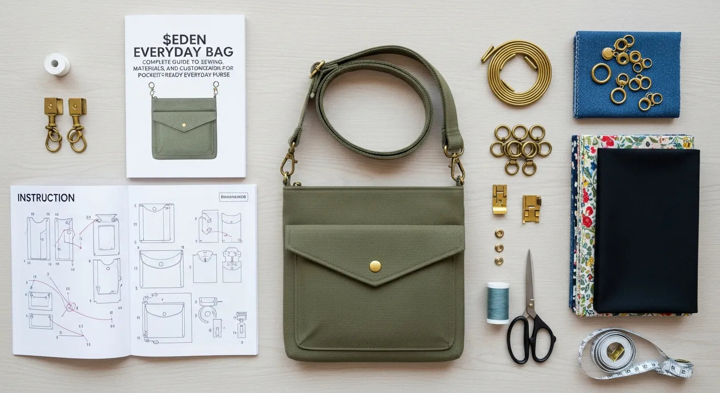 Eden Everyday Bag Pattern: Complete Guide to Sewing, Materials, and Customization for a Pocket-Ready Everyday Purse