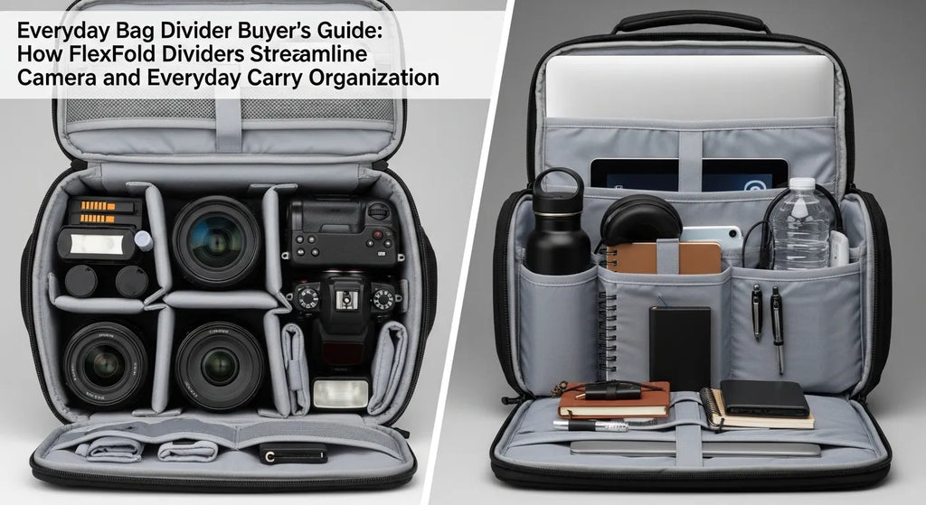 Everyday Bag Divider Buyer’s Guide: How FlexFold Dividers Streamline Camera and Everyday Carry Organization