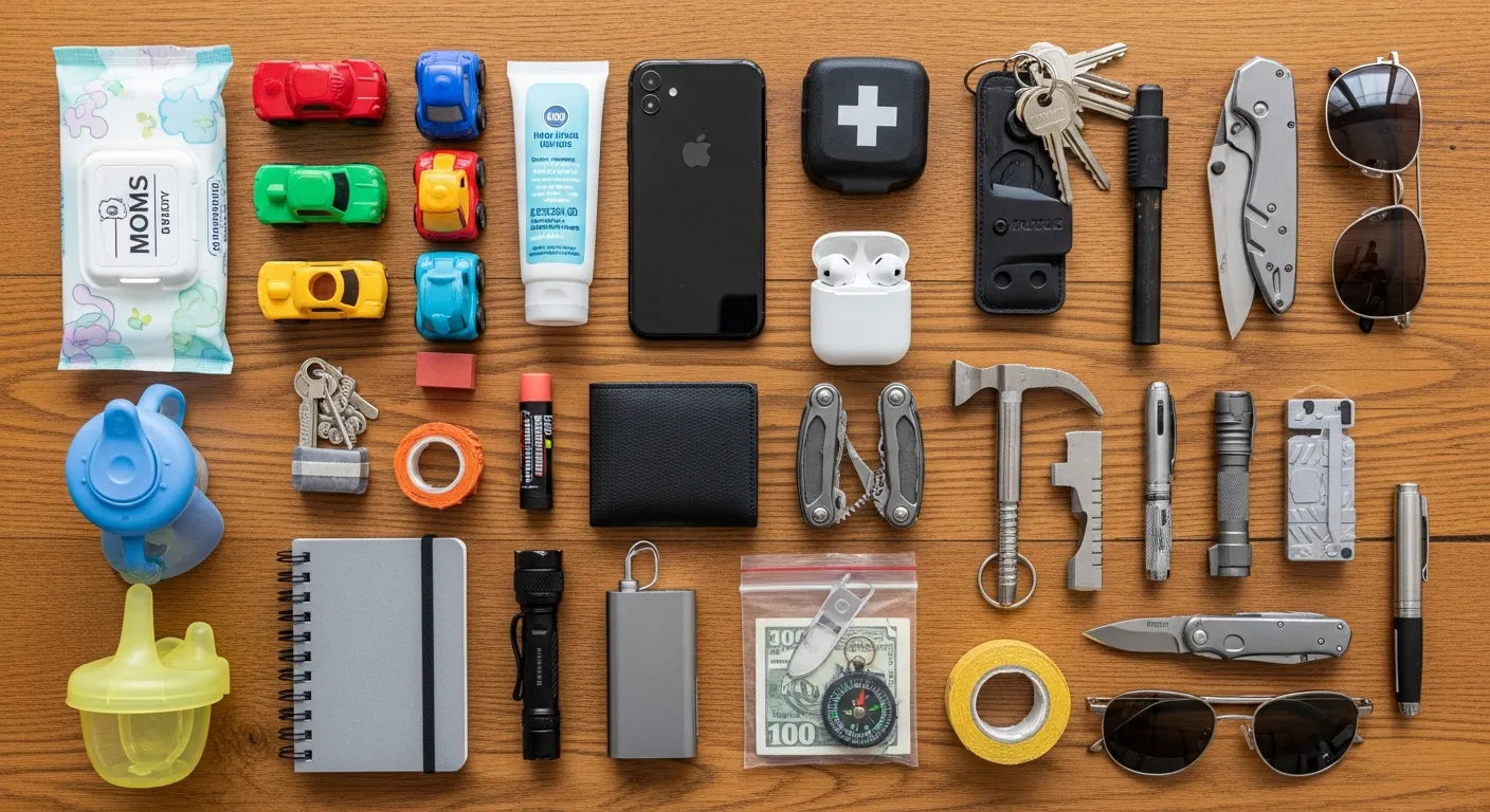 Everyday Bag Essentials: What to Carry in Your Bag — A Practical EDC Guide and Checklist for Moms, Commuters, and Survival-Minded Wearers