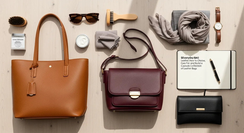 Everyday Bag Leather: How to Choose, Care For, and Build a Capsule Collection of Leather Bags