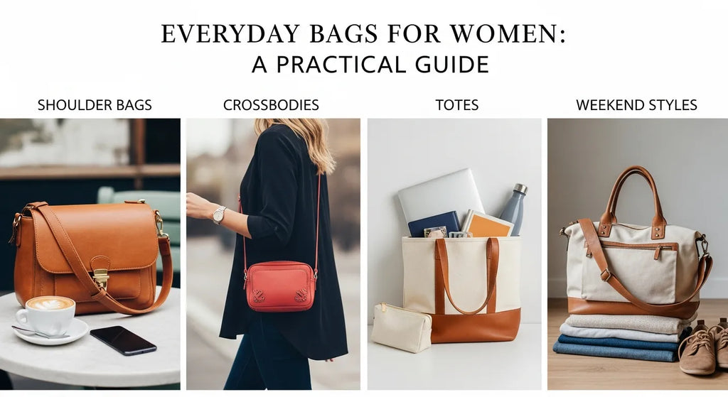 Everyday Bags for Women: A Practical Guide to Shoulder Bags, Crossbodies, Totes and Weekend Styles