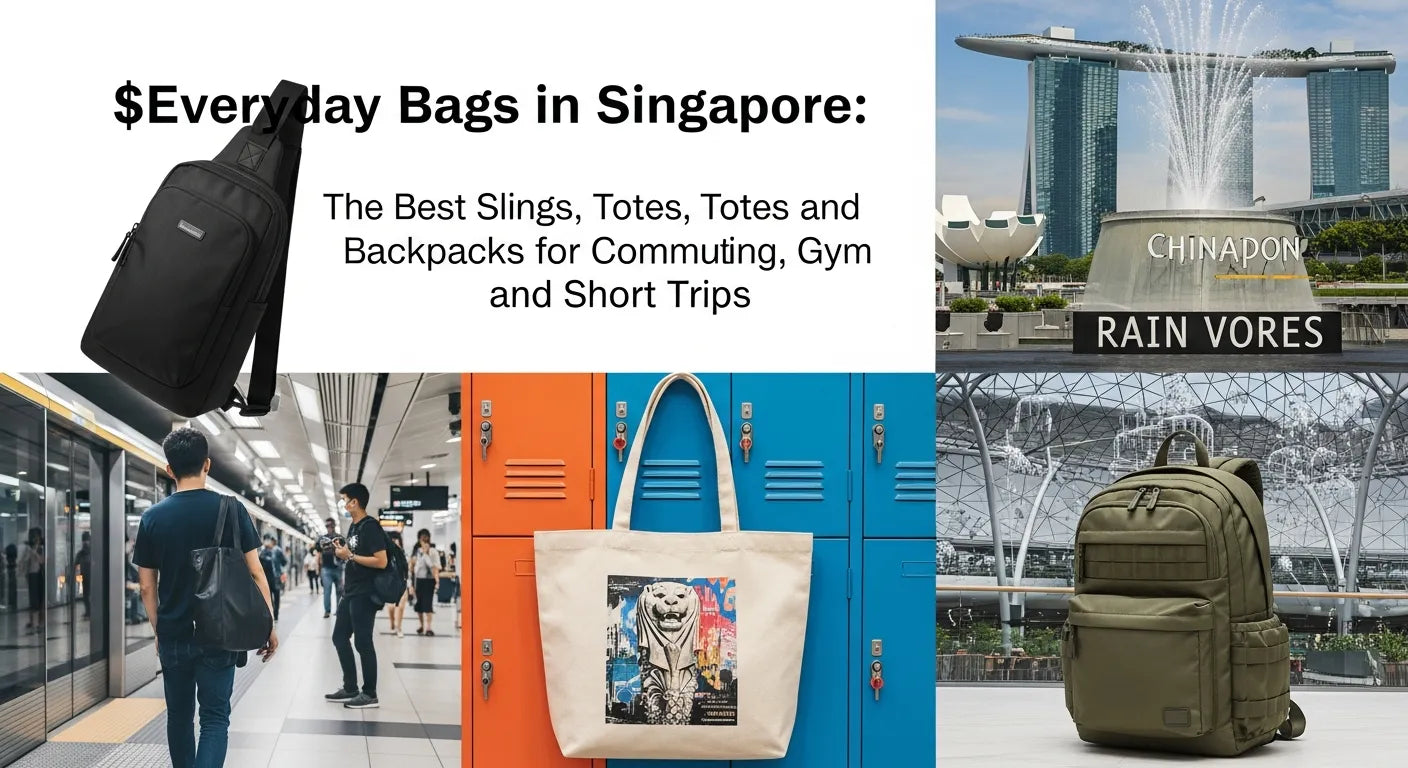 Everyday Bags in Singapore: The Best Slings, Totes and Backpacks for Commuting, Gym and Short Trips