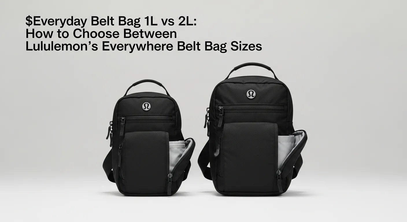 Everyday Belt Bag 1L vs 2L: How to Choose Between lululemon’s Everywhere Belt Bag Sizes