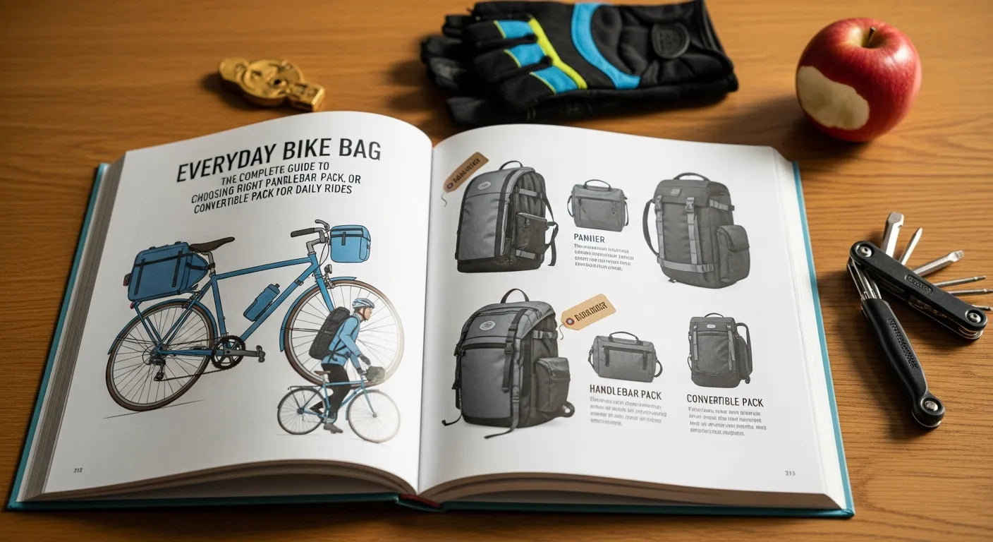 Everyday Bike Bag: The Complete Guide to Choosing the Right Pannier, Handlebar Pack, or Convertible Pack for Daily Rides