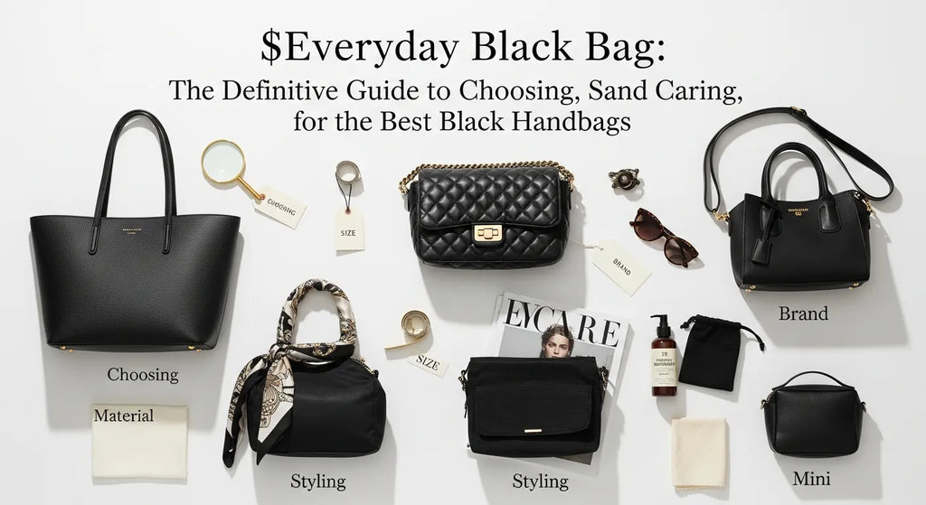 Everyday Black Bag: The Definitive Guide to Choosing, Styling, and Caring for the Best Black Handbags