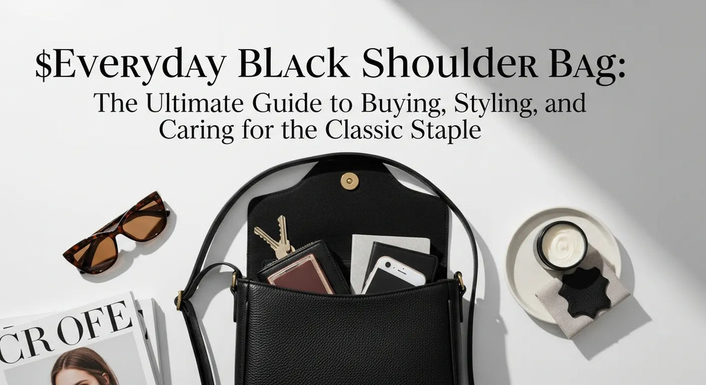 Everyday Black Shoulder Bag: The Ultimate Guide to Buying, Styling, and Caring for the Classic Staple