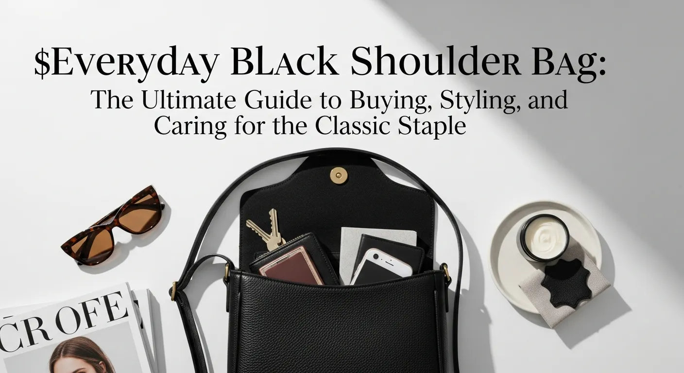 Everyday Black Shoulder Bag: The Ultimate Guide to Buying, Styling, and Caring for the Classic Staple