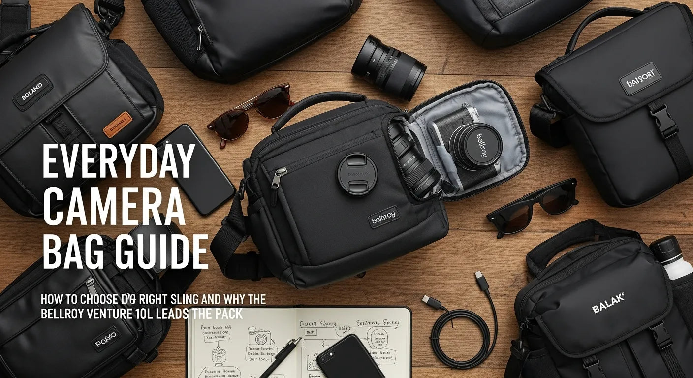 Everyday Camera Bag Guide: How to Choose the Right Sling and Why the Bellroy Venture 10L Leads the Pack