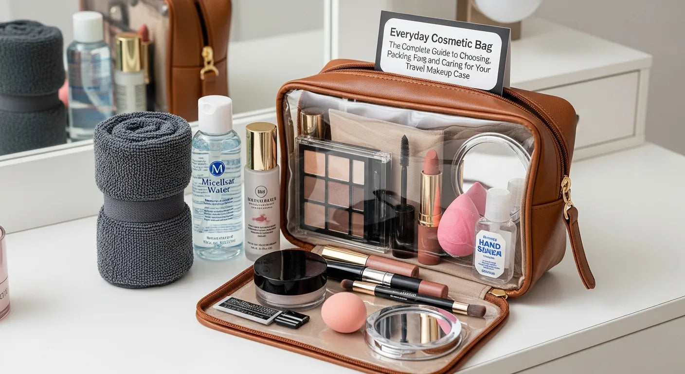 Everyday Cosmetic Bag: The Complete Guide to Choosing, Packing, and Caring for Your Travel Makeup Case