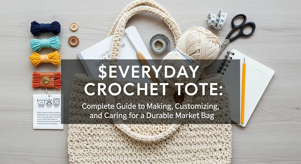 Everyday Crochet Tote: Complete Guide to Making, Customizing, and Caring for a Durable Market Bag