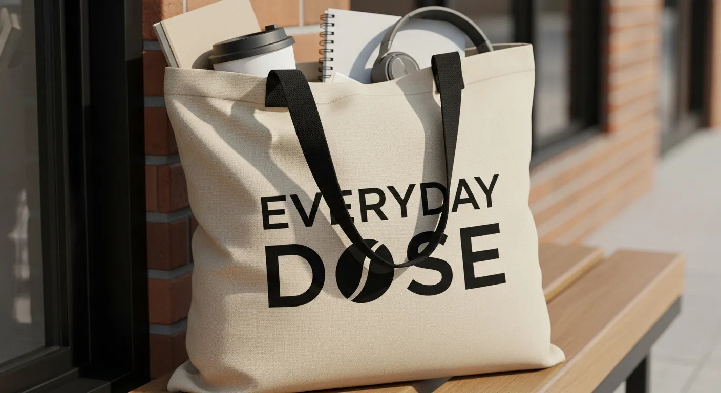Everyday Dose Tote Bag: A Practical, High-Quality Canvas Tote That Doubles as Brand Merch