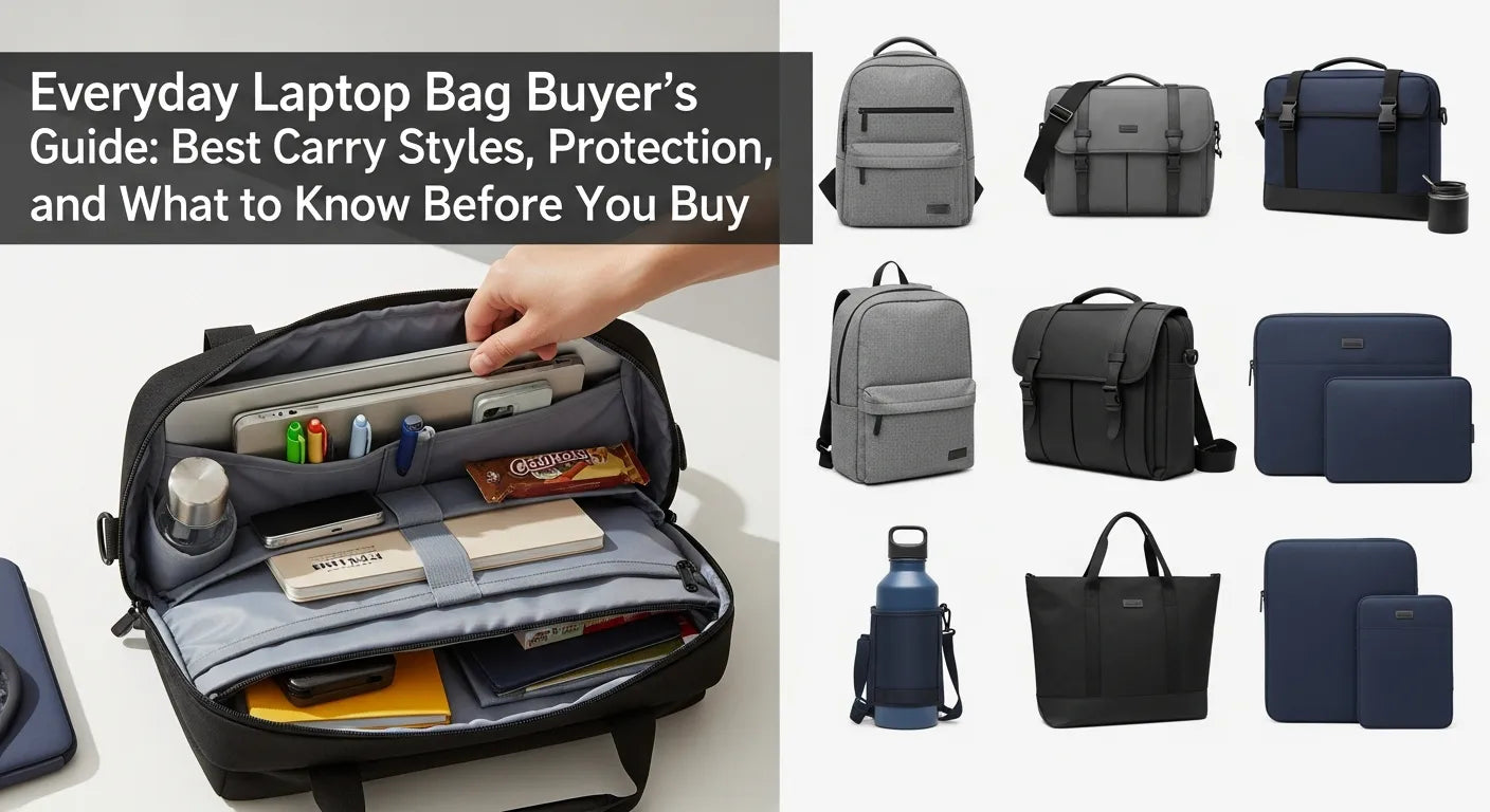 Everyday Laptop Bag Buyer's Guide: Best Picks, Carry Styles, Protection, and What to Know Before You Buy