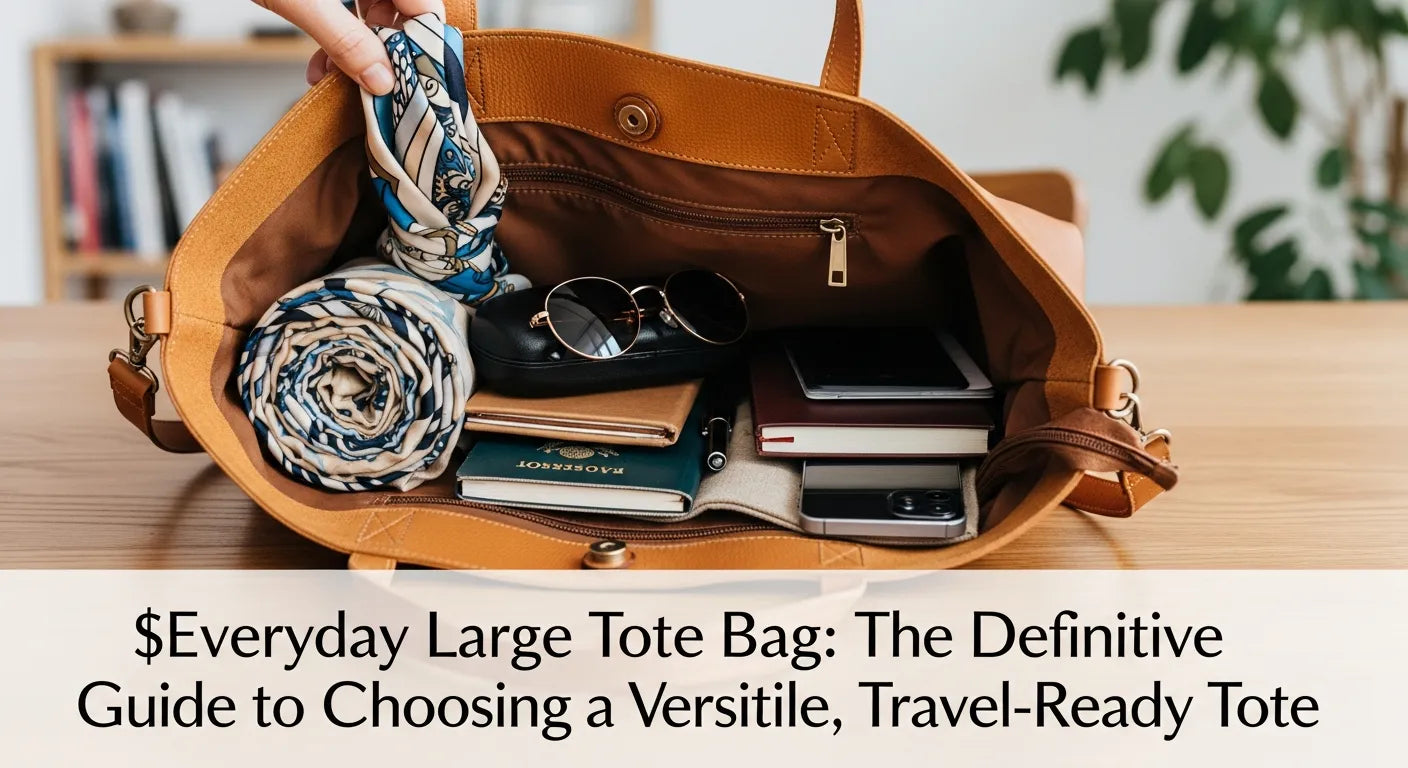 Everyday Large Tote Bag: The Definitive Guide to Choosing a Versatile, Travel-Ready Tote
