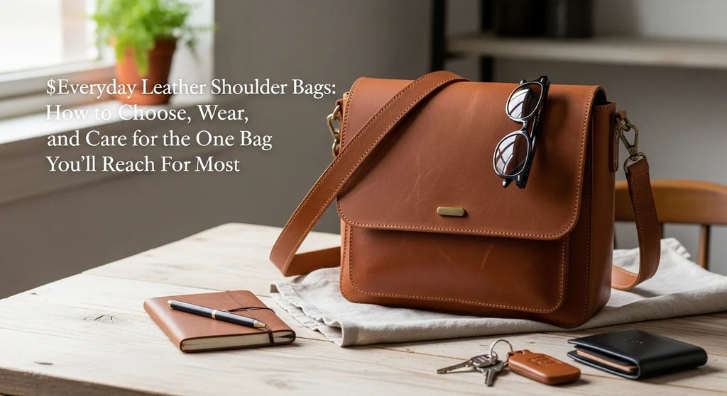 Everyday Leather Shoulder Bags: How to Choose, Wear, and Care for the One Bag You’ll Reach For Most