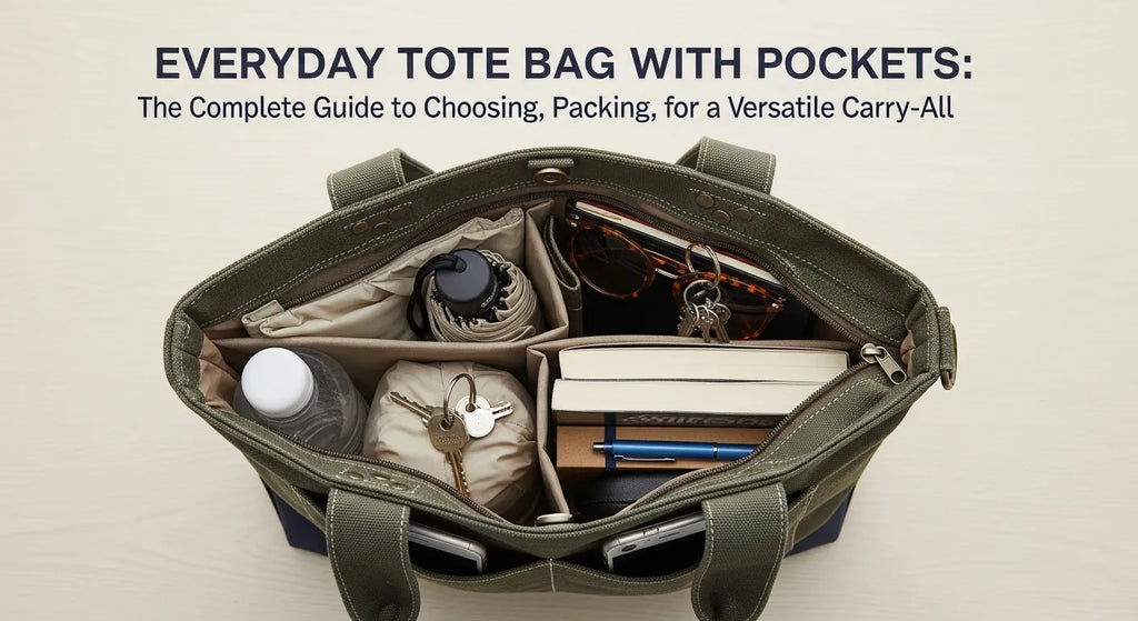 Everyday Tote Bag with Pockets: The Complete Guide to Choosing, Packing, and Caring for a Versatile Carry-All
