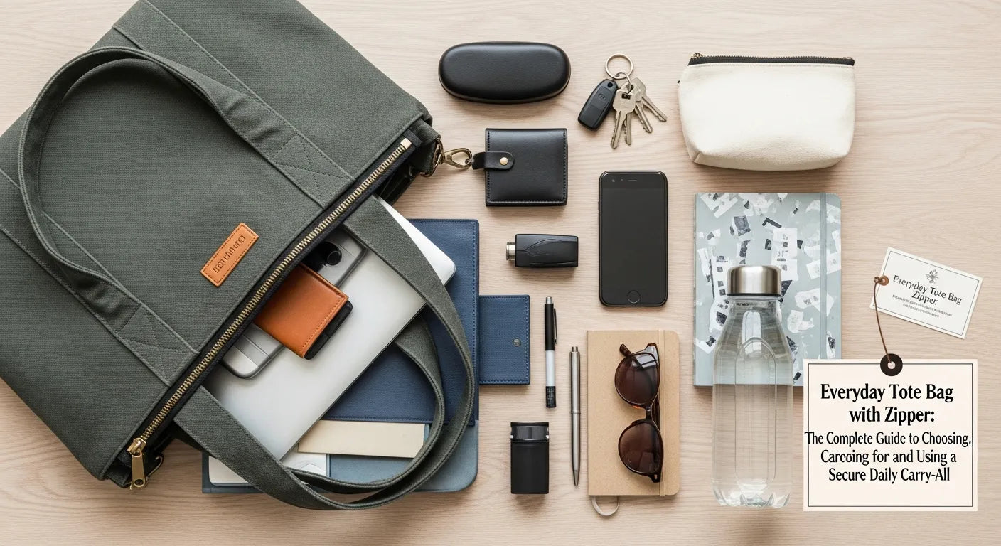 Everyday Tote Bag with Zipper: The Complete Guide to Choosing, Caring for, and Using a Secure Daily Carry-All