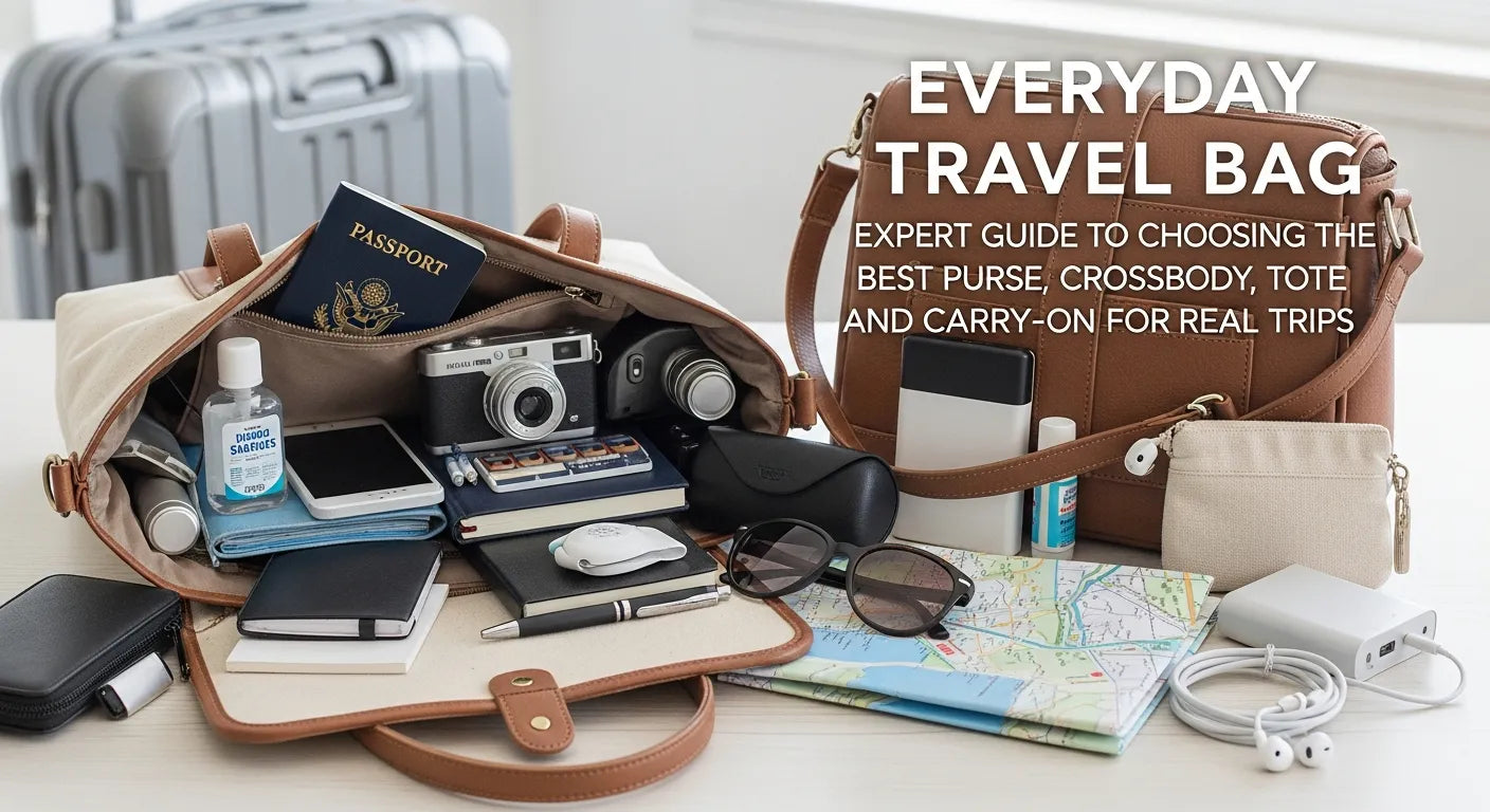 Everyday Travel Bag: Expert Guide to Choosing the Best Purse, Crossbody, Tote and Carry-On for Real Trips