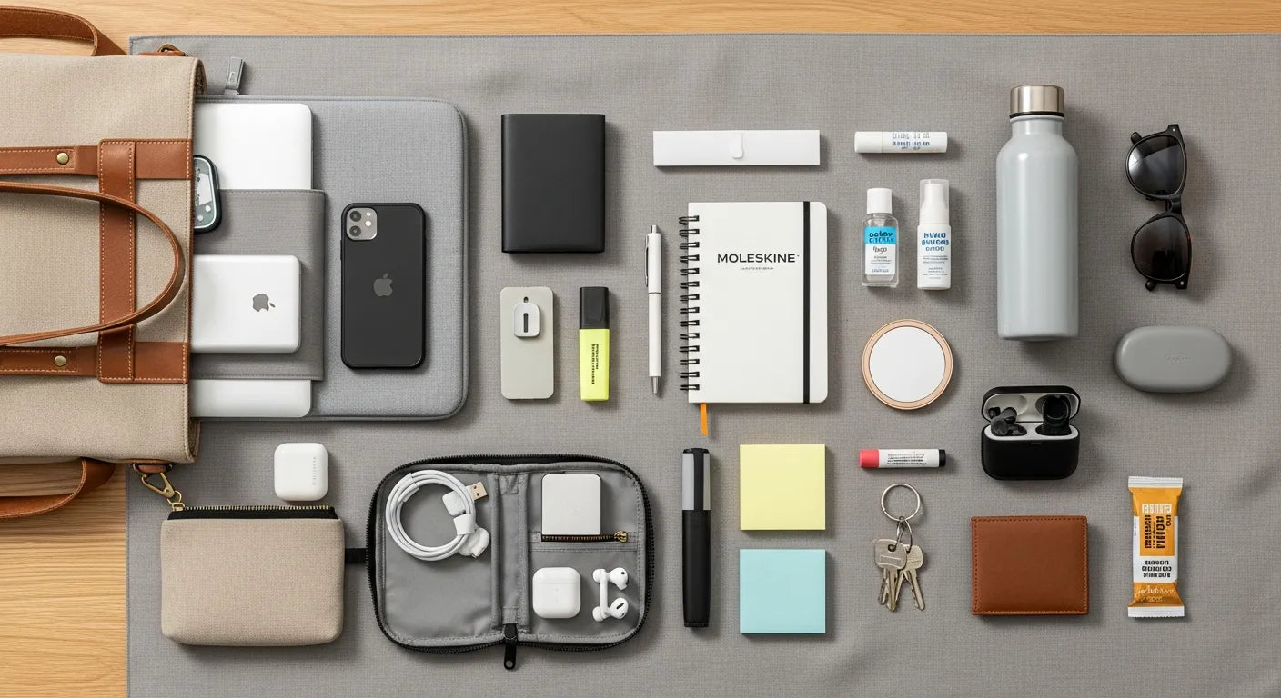 Everyday Work Bag Essentials: The Complete Guide to Packing, Organizing, and Choosing the Right Bag