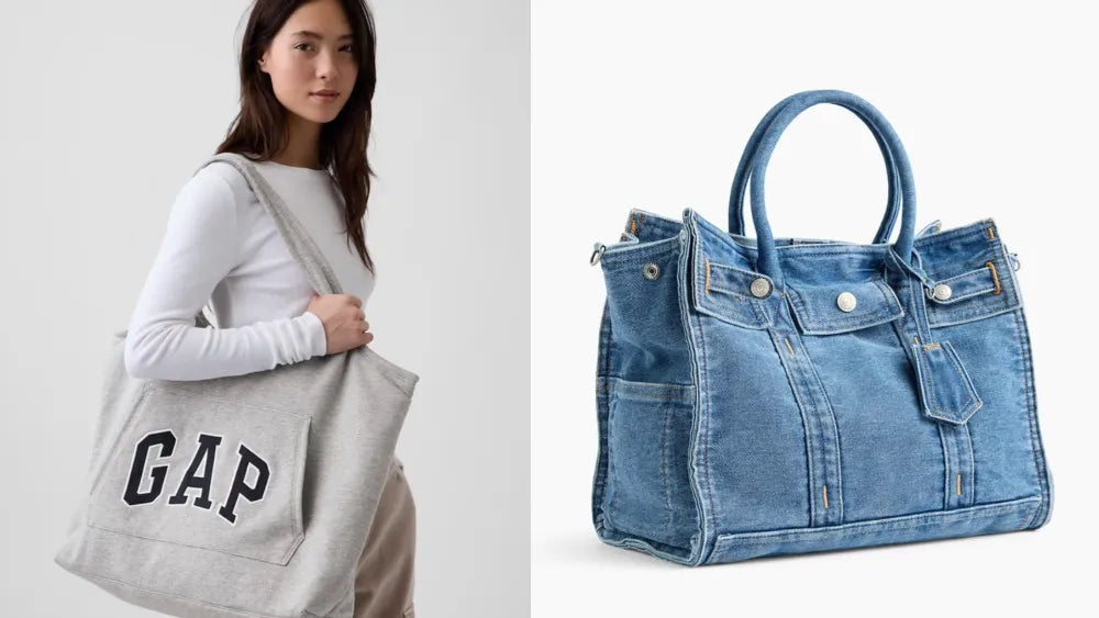 Gap’s First Handbag Collection Turned Your Favorite Logo Hoodie Into a Chic Tote — Shop Here