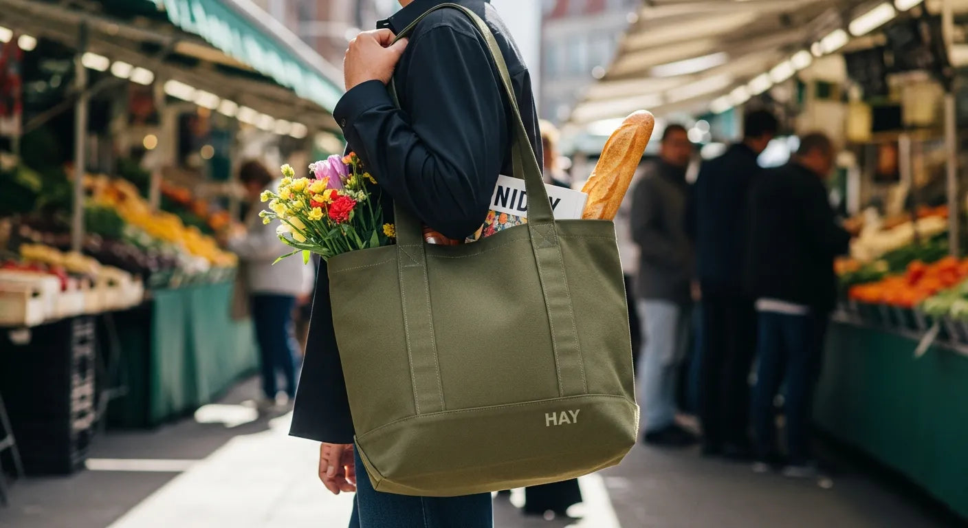 HAY Everyday Tote Bag (Olive): A Practical, Design-Forward Canvas Tote Built for Everyday Use