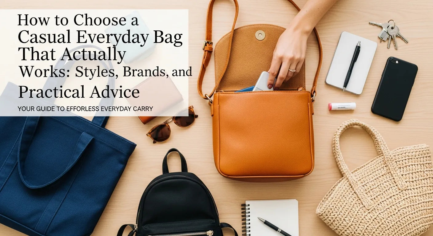 How to Choose a Casual Everyday Bag That Actually Works: Styles, Brands, and Practical Advice
