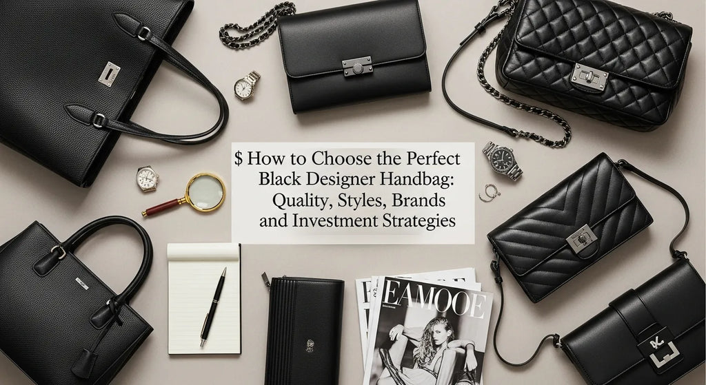 How to Choose the Perfect Black Designer Handbag: Quality, Styles, Brands and Investment Strategies