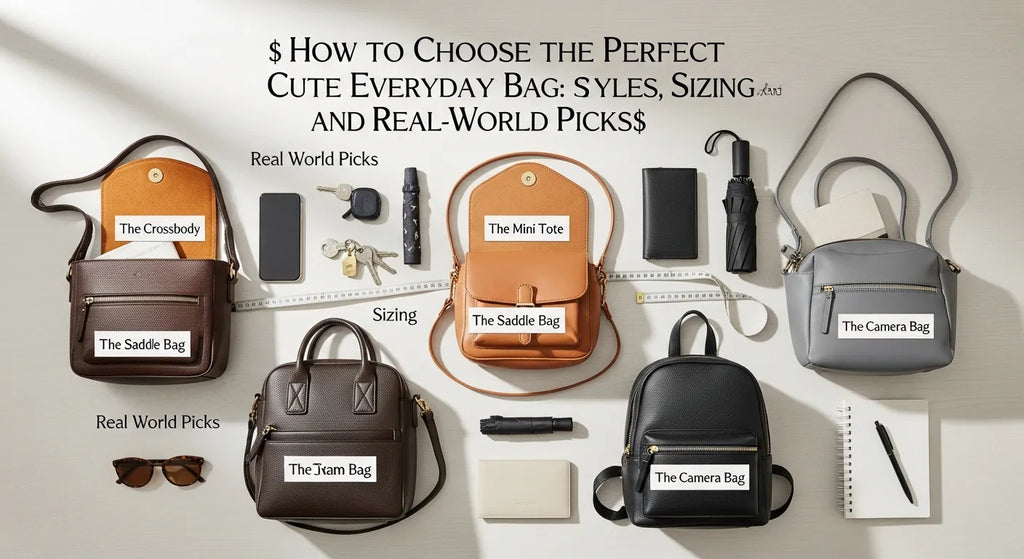 How to Choose the Perfect Cute Everyday Bag: Styles, Sizing, and Real-World Picks