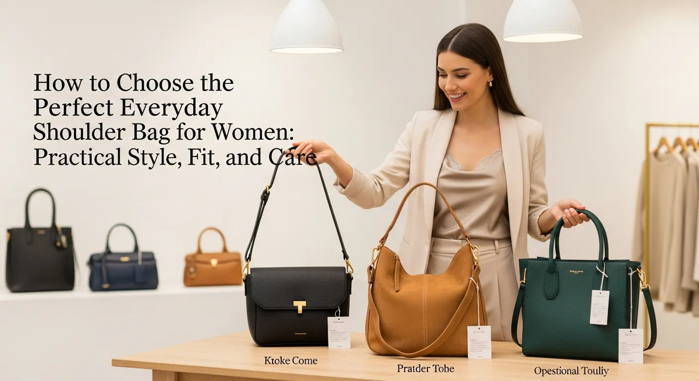 How to Choose the Perfect Everyday Shoulder Bag for Women: Practical Style, Fit, and Care