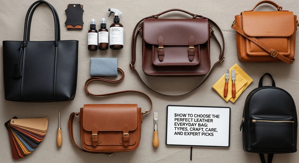 How to Choose the Perfect Leather Everyday Bag: Types, Craft, Care, and Expert Picks