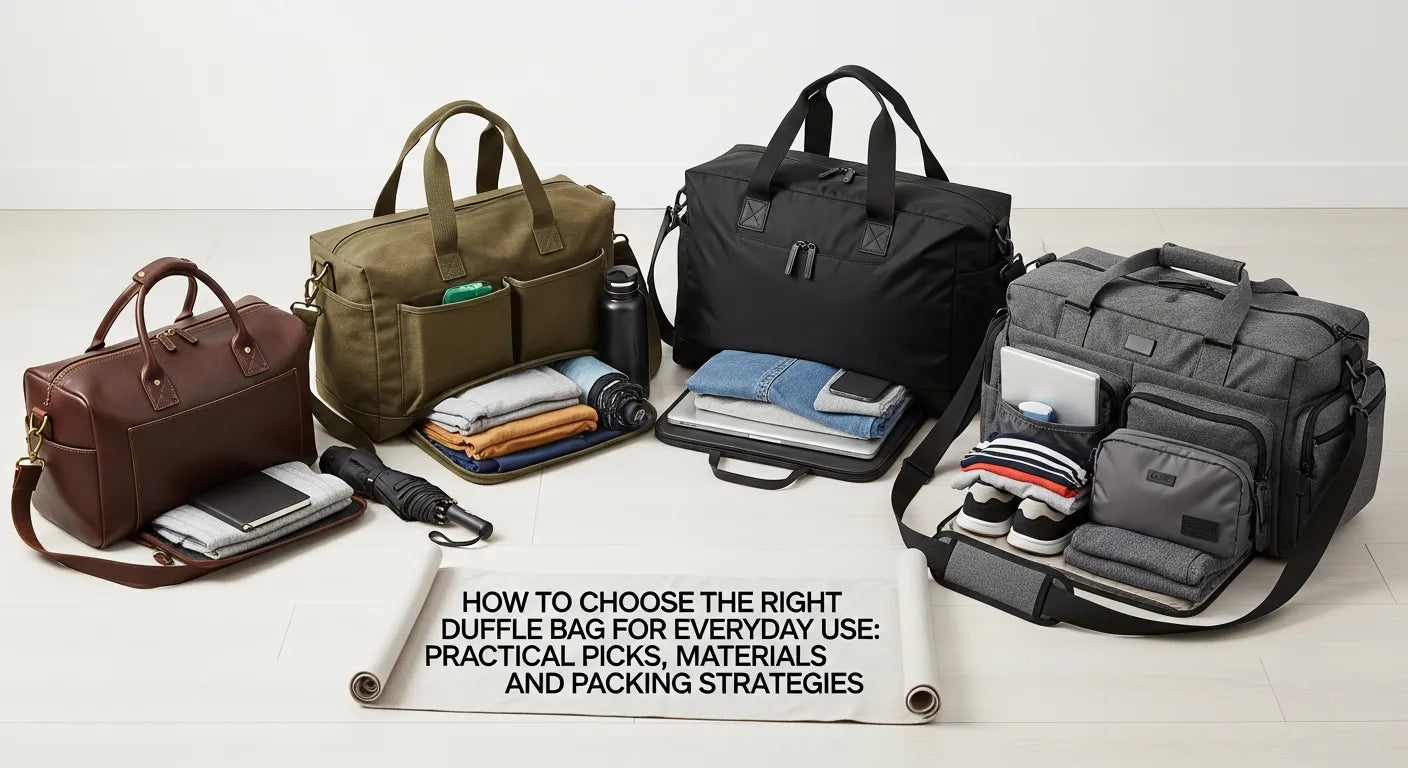 How to Choose the Right Duffle Bag for Everyday Use: Practical Picks, Materials, and Packing Strategies