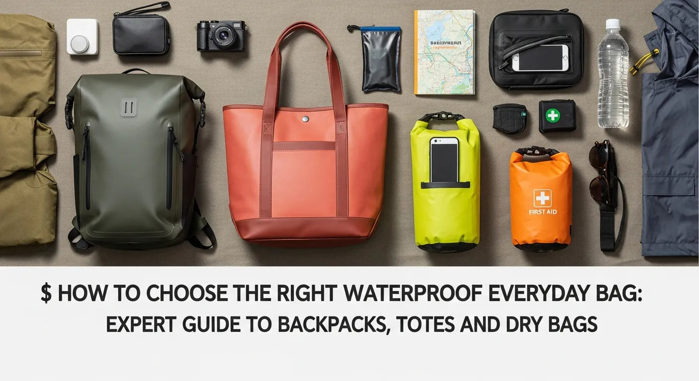 How to Choose the Right Waterproof Everyday Bag: Expert Guide to Backpacks, Totes and Dry Bags